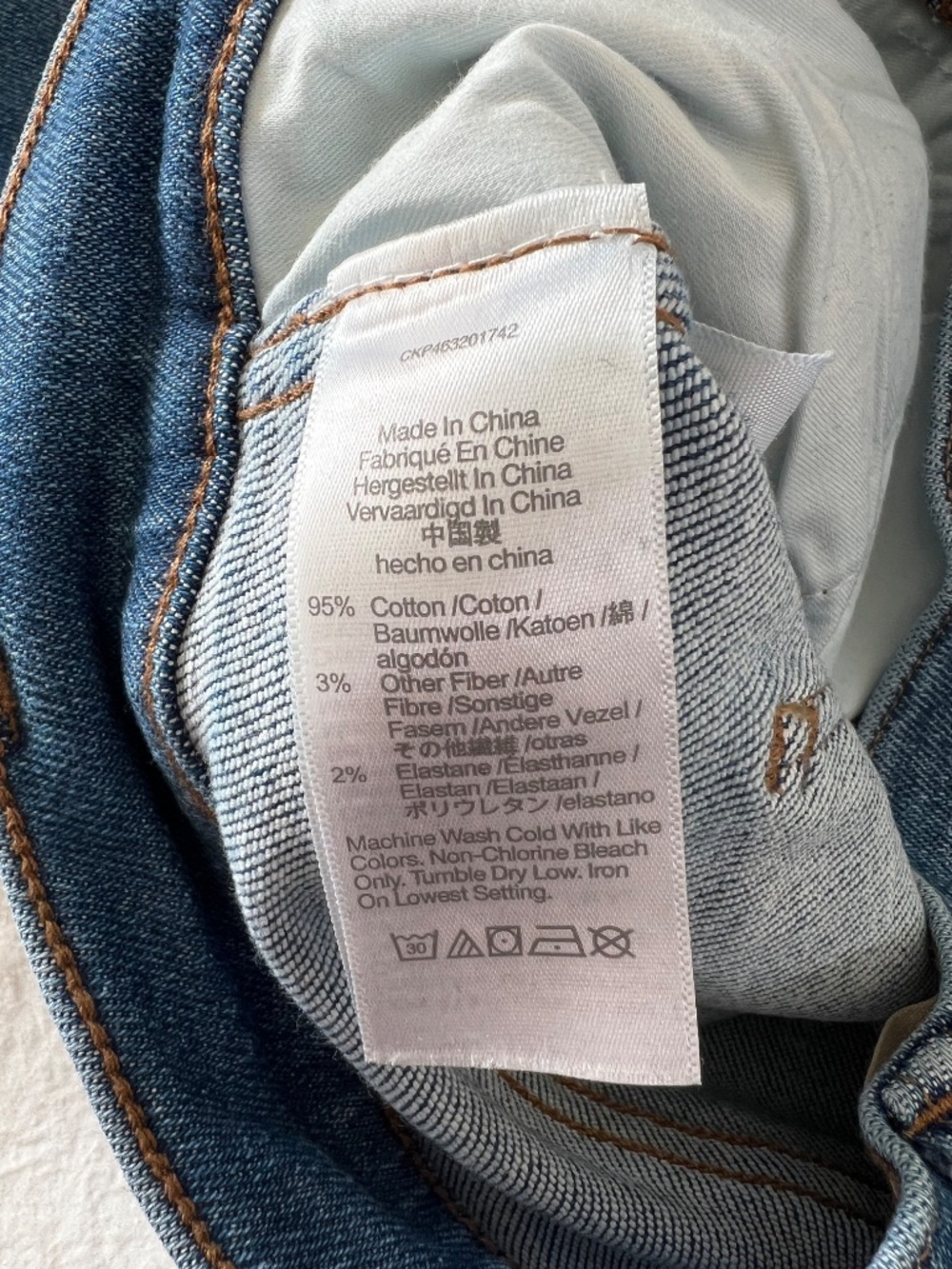 Madewell Stovepipe Jeans Size 27 Medium Wash Slim Straight - Picture 8 of 8